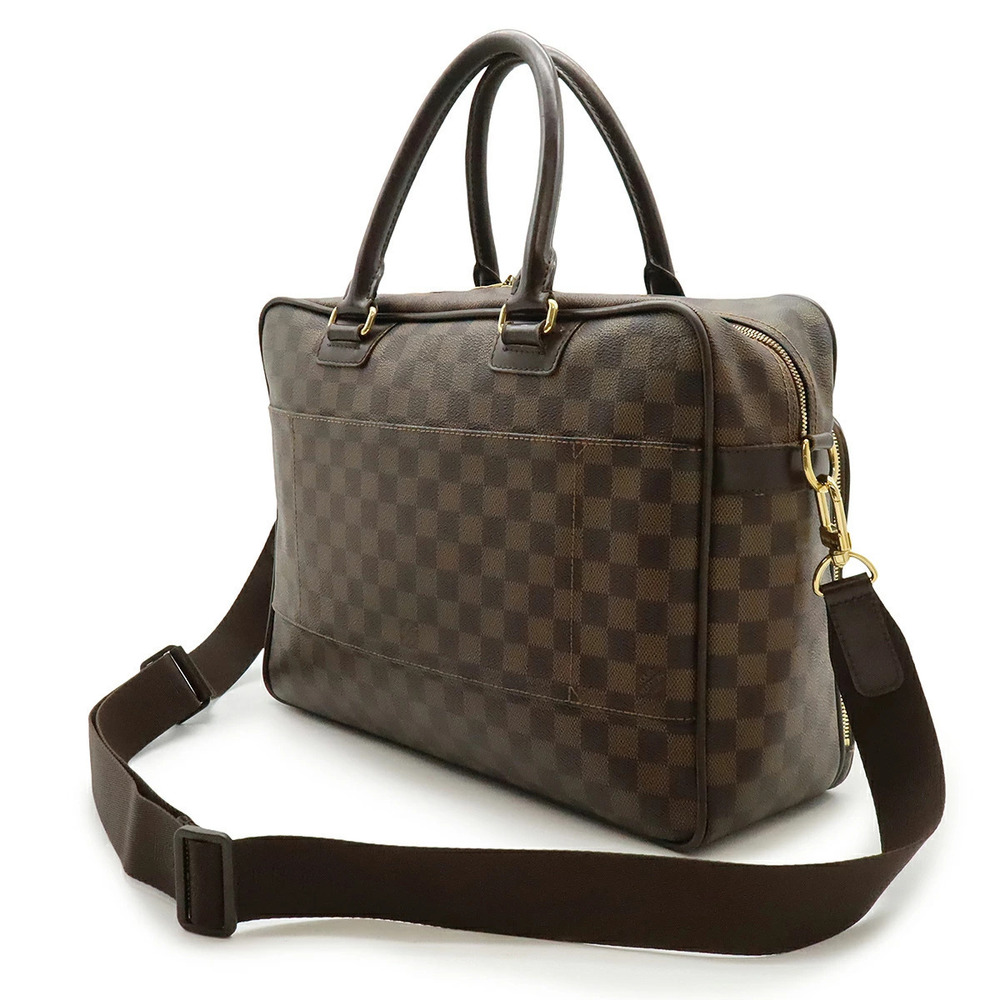Louis Vuitton Damier Briefcase Icare Business Bag Shoulder Brown
